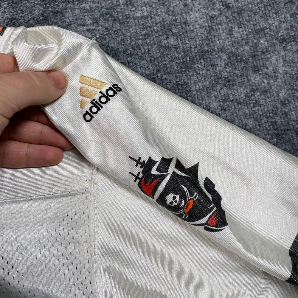 Vintage Adidas Tampa Bay Buccaneers Jersey Mens XXL White NFL Football #12 Mesh